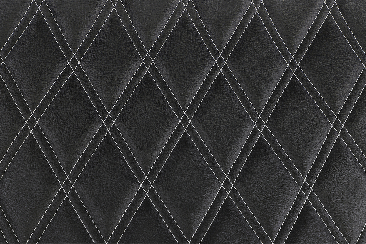 Extended Reach Predator III Seat - Double Diamond - Black w/ Silver Stitching - FL '99-'07 [0801-1370] - Image 4