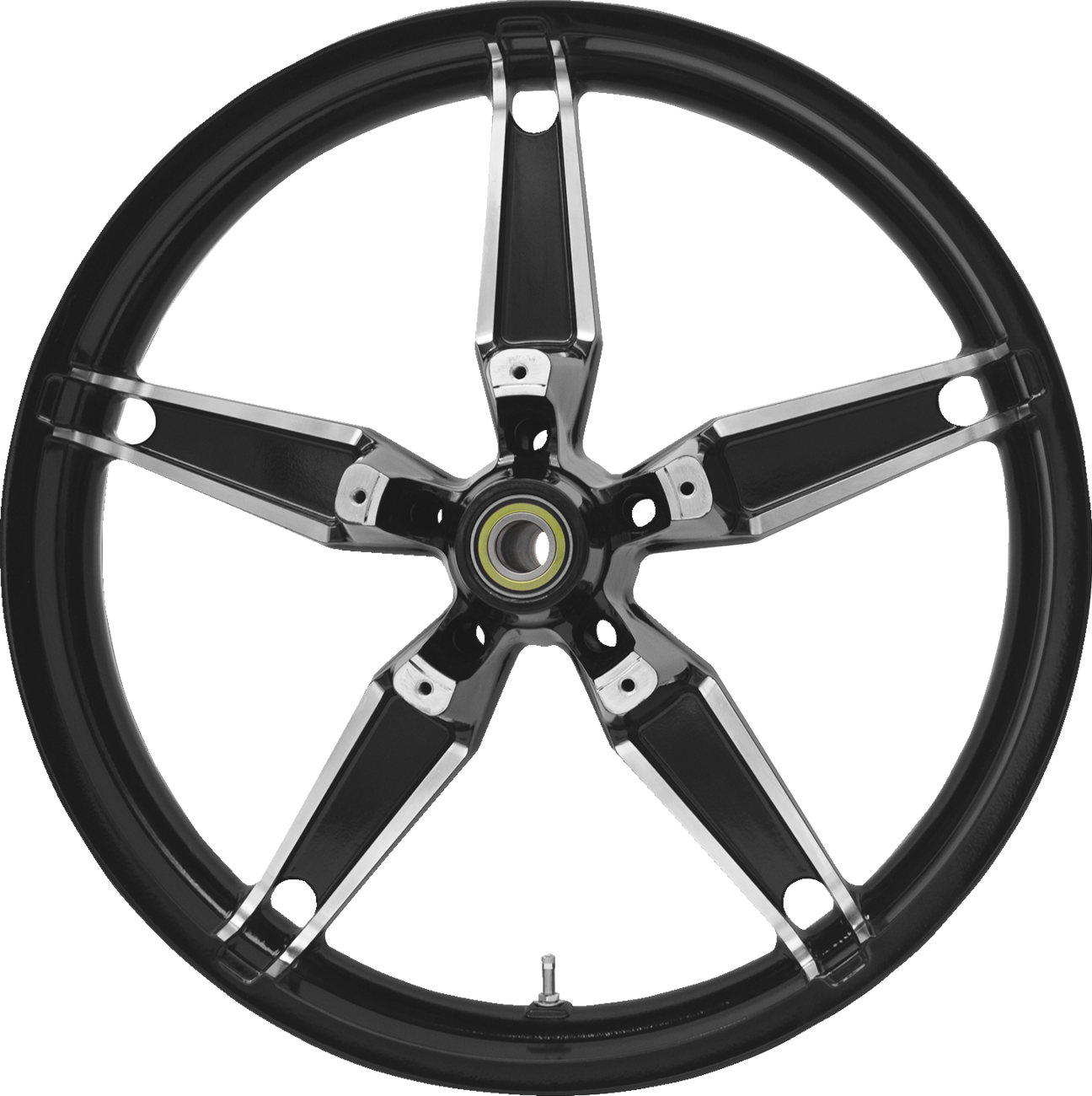 Daytona Wheel - Wheel - Daytona - Front - Dual Disc/with ABS - Black Cut - 21x3.5 [0201-2652]