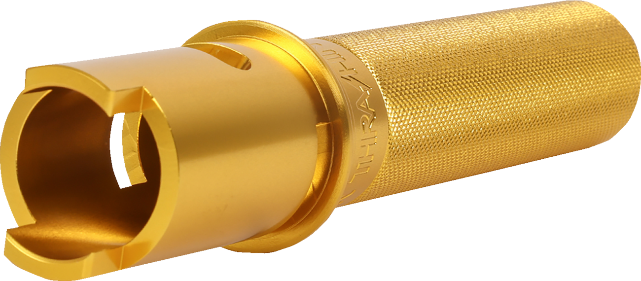 Throttle Tube - Knurled - 1" - Gen 2 TBW - Gold [0632-1009] - Image 2