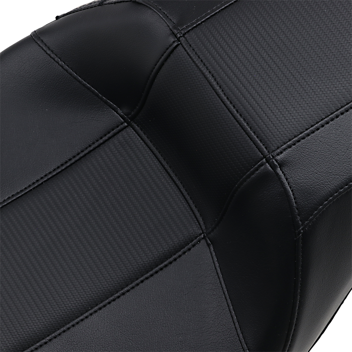 Outcast GT Seat - Outcast GT-2 Seat - 2-Up - w/o Backrest - Black Carbon Fiber Inlay - FL '08-'23 [0801-1239] - Image 2