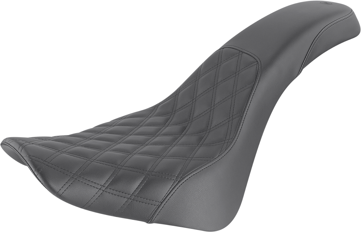 Profiler™ Lattice Stitch Seat - Profiler Seat - Front Lattice/Rear Smooth - Black - FL '18-'24 [0802-1420]