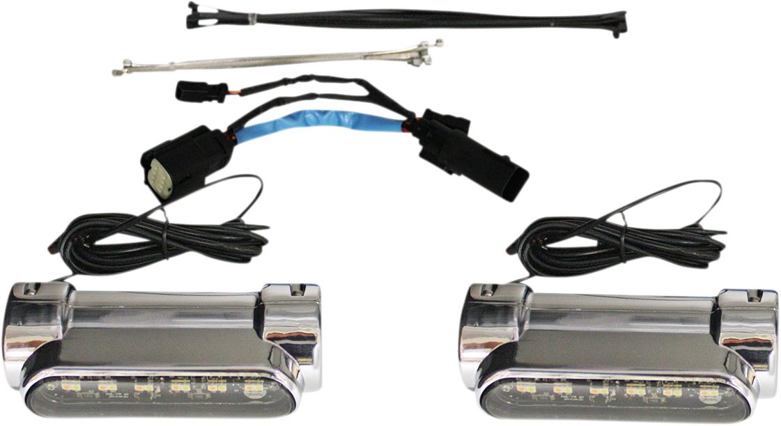 Dynamic Engine Guard LEDs - Engine Guard Light - Chrome - '09-'13 CVO [2040-2534] - Image 2