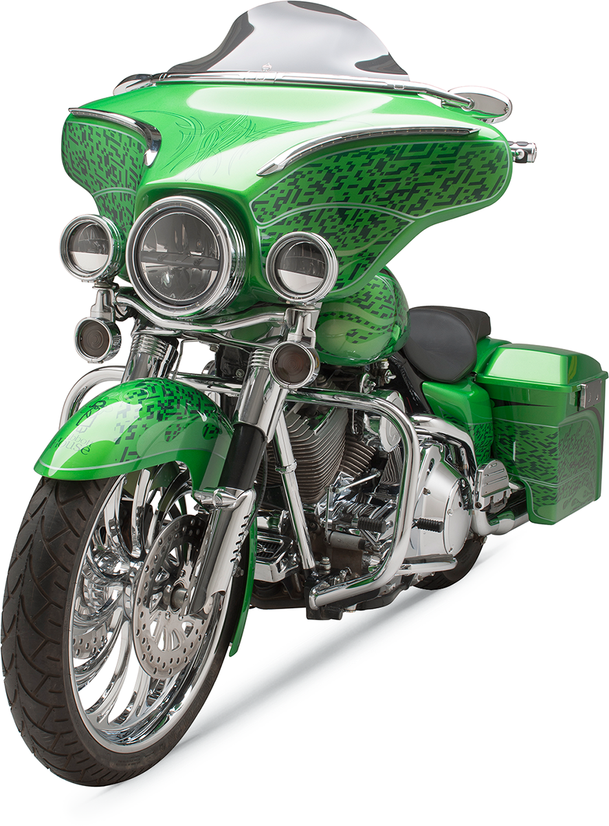 Flare® Windshield - 6-1/2" - Smoke - '96-'13 FLH [2310-0212] - Image 8