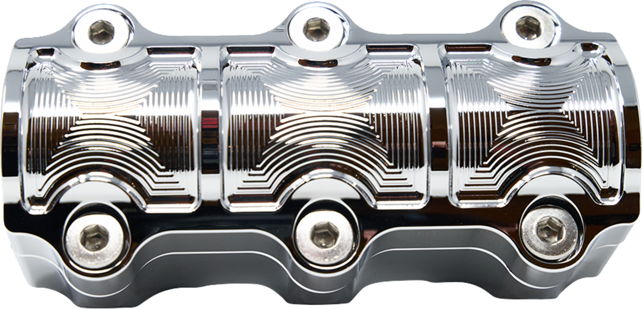Big Block Risers - Includes Clamp - Chrome [0602-1481] - Image 2
