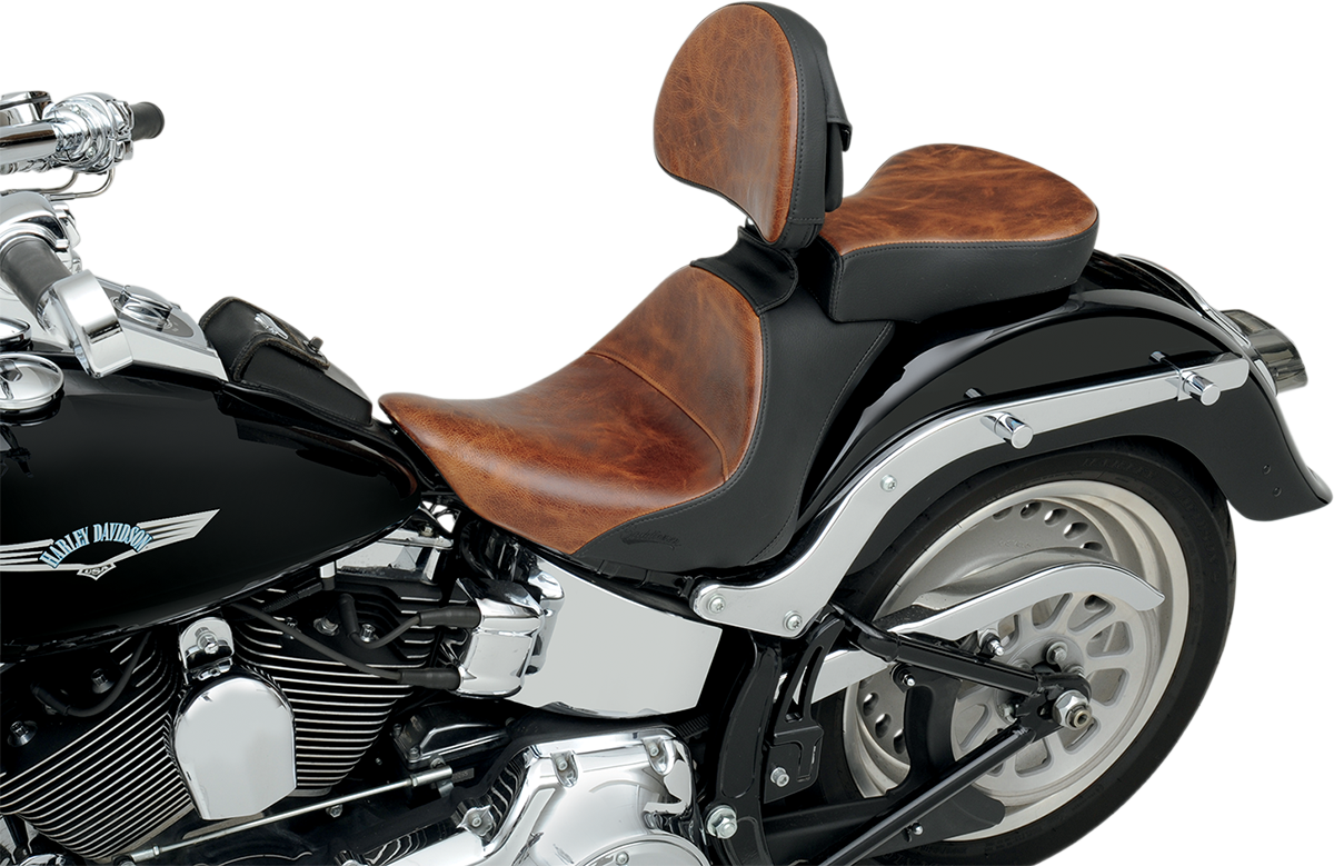 Renegade™ Lariat Leather Solo Seat - Lariat Seat - Softail '06-'17 [0802-0748] - Image 4