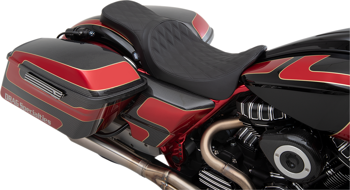Predator 2-Up Seat - Double Diamond - Black Stitching - FL '08-'23 [0801-1270] - Image 3