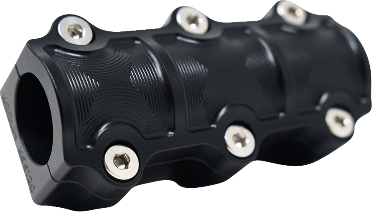 Big Block Risers - Includes Clamp - Black [0602-1482] - Image 2