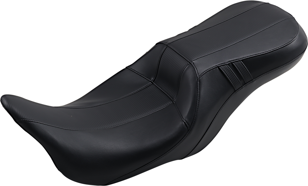 Outcast GT Seat - Outcast GT-2 Seat - 2-Up - w/o Backrest - Black Carbon Fiber Inlay - FL '08-'23 [0801-1239]