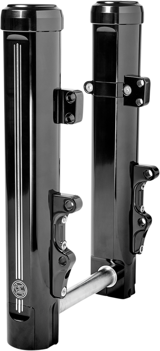Fork Dust Caps - 49 mm - Black Anodized [0406-0111] - Image 2