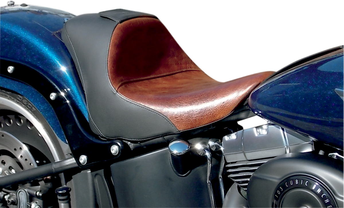 Renegade™ Lariat Leather Solo Seat - Lariat Seat - Softail '06-'17 [0802-0748] - Image 5