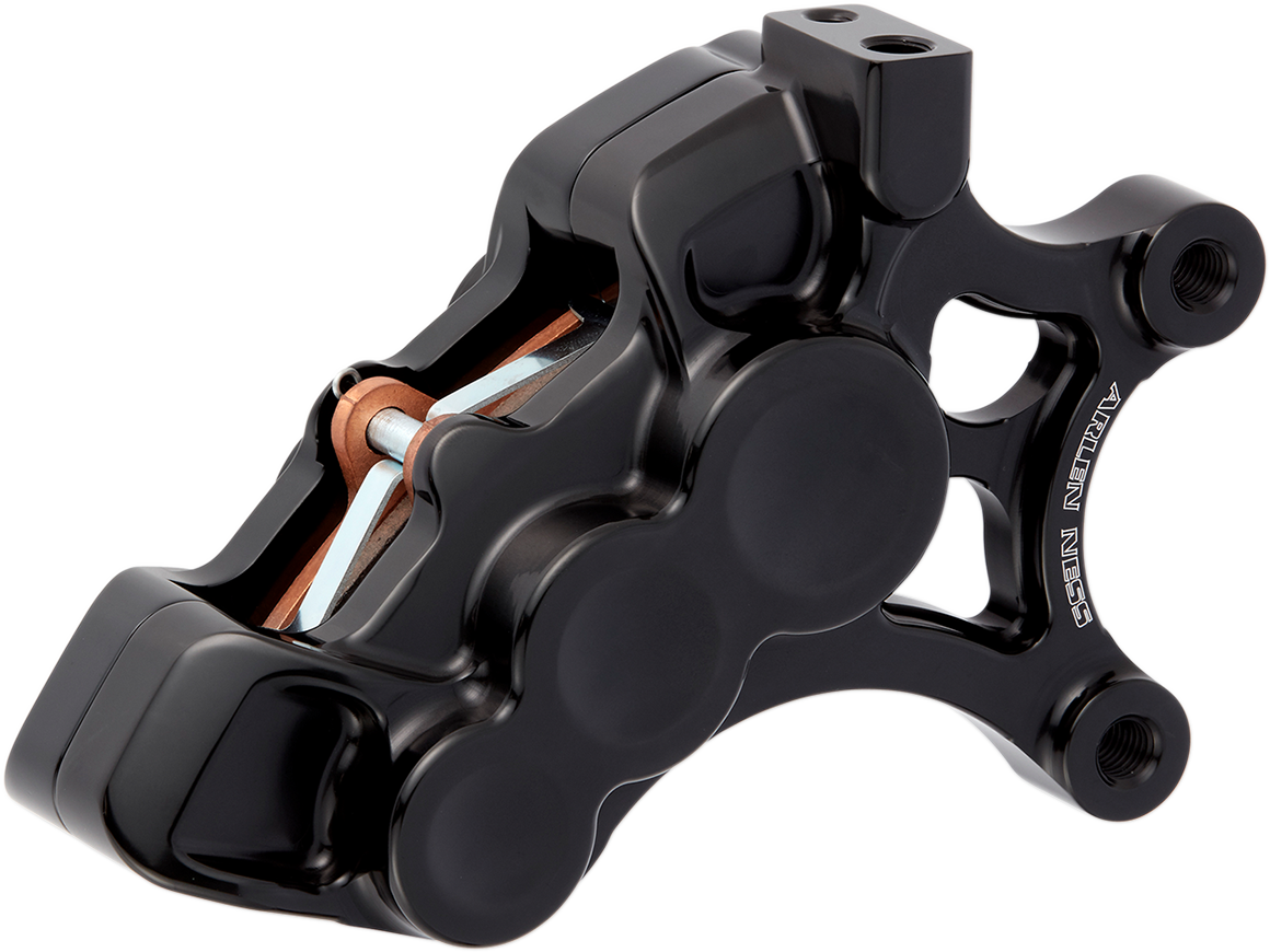 Ness Tech Six-Piston Differential Bore Caliper - 6-Piston Caliper - Front Right - Black - 14" [1701-0607]