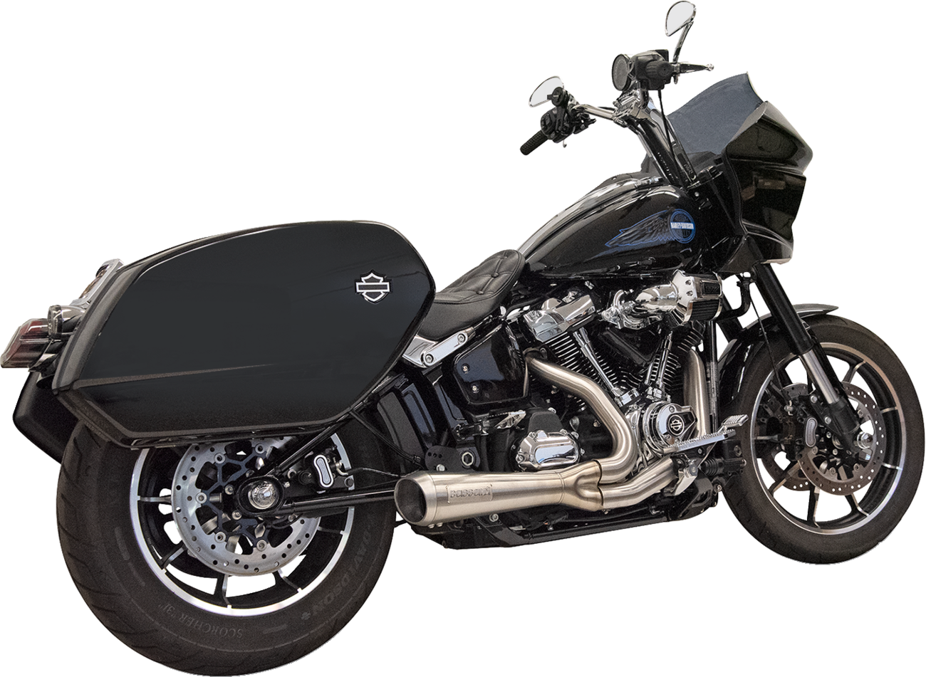 2-into-1 The Ripper Exhaust System - 2-into-1 Ripper Exhaust System with Megaphone Muffler - Stainless - 49-State - M8 Softail [1800-2747] - Image 2