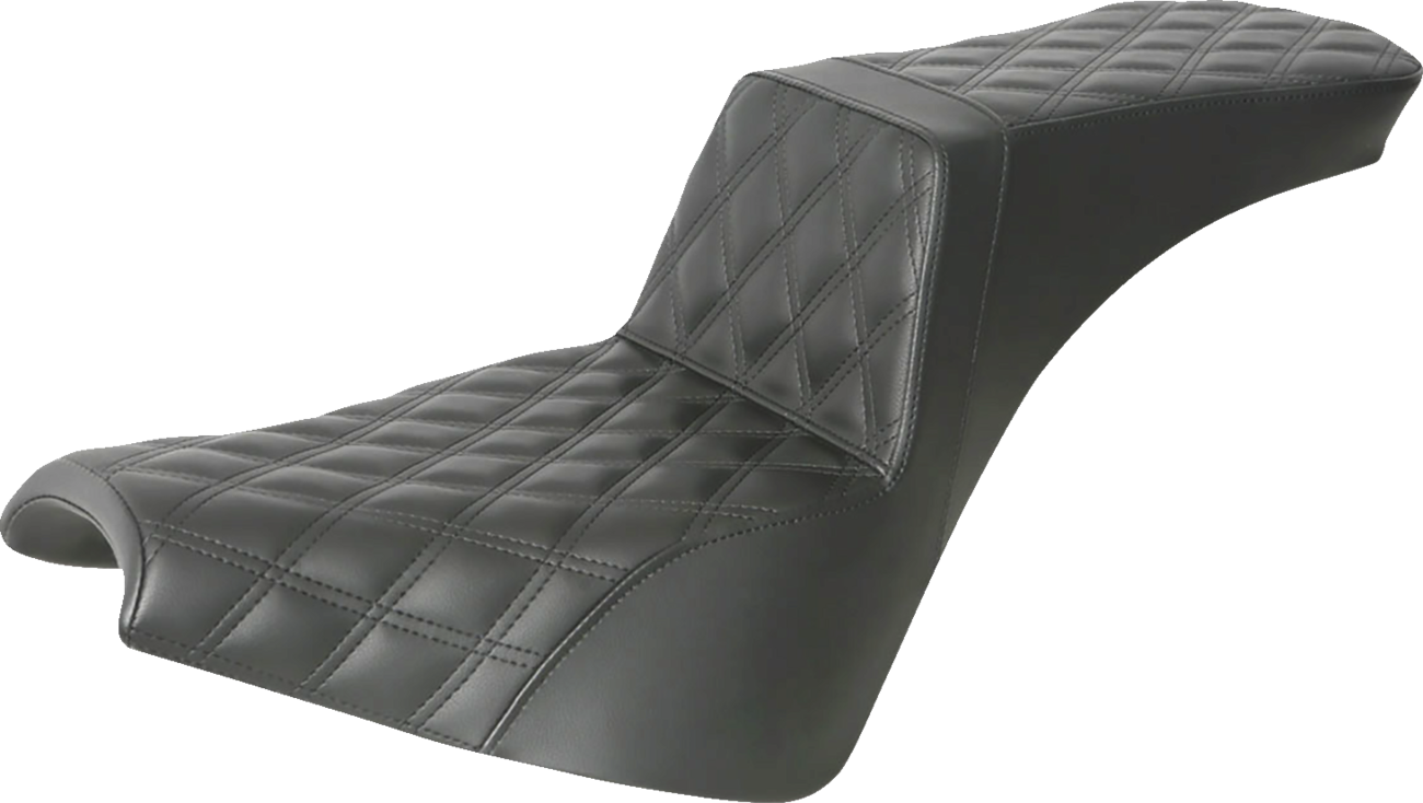 Step-Up Seat — Full Lattice Stitch - Step-Up Seat - Full Lattice Stitch - Black [0802-1459]