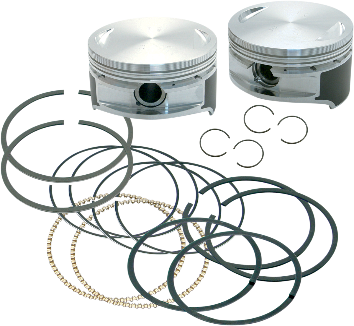 Piston Kit 106" Stroker - Piston Kit -106" Stroker - 3.875" Standard - 95"-103" Motors [0920-0001]