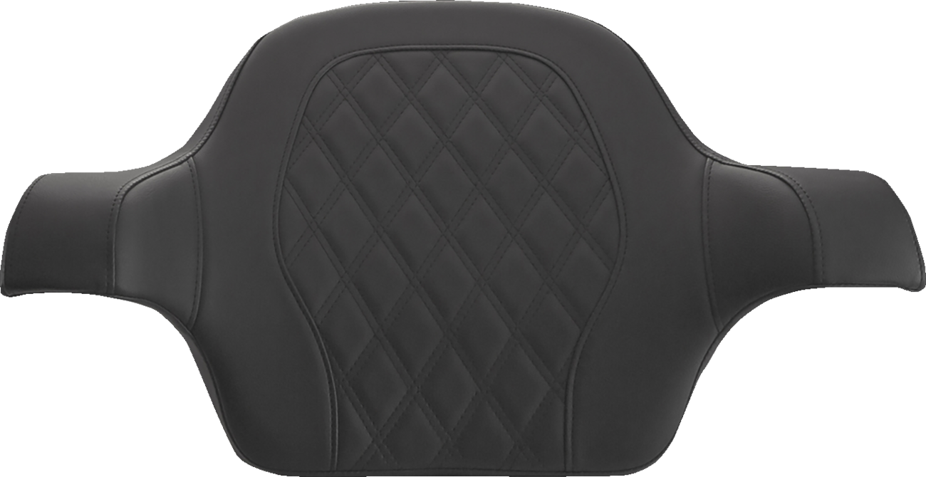 Tour Pak® Backrest Pad - Tour-Pak® Backrest Pad - Step-Up - Lattice Stitch - Black - FL '14-'23 [0801-1367]