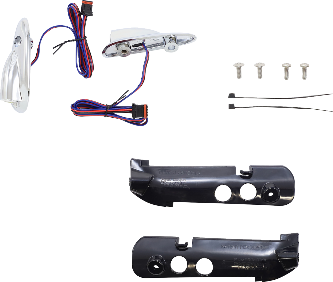 Run/Turn Signal - Amber/White - Chrome - Road Glide [2020-2133]