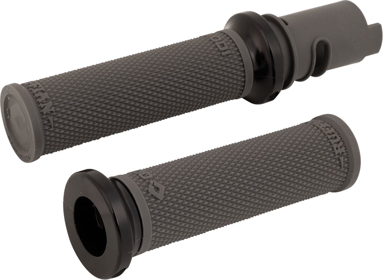 Ruffian Lock-On Street Grips - CVO - Graphite/Black [0630-3423]