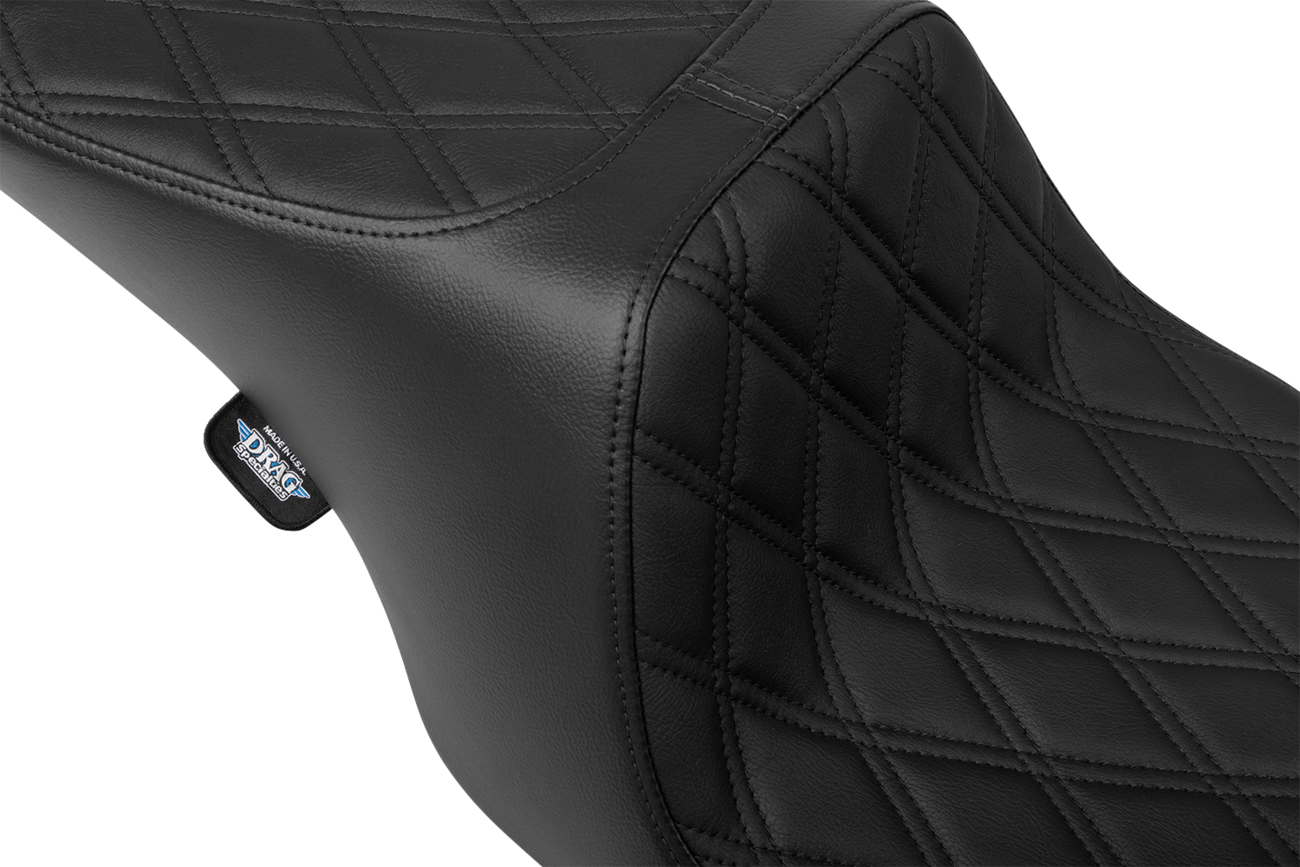 Performance Predator 2-Up Seat - Predator 2-Up Seat - Vinyl - Double Diamond - Black Stitching- w/o Backrest - FL '97-'07 [0801-1996] - Image 3