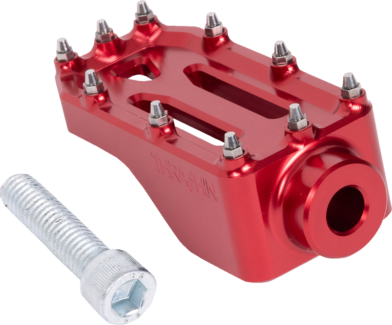 Aggressor Brake Pedal - Red - Touring [1610-0763]