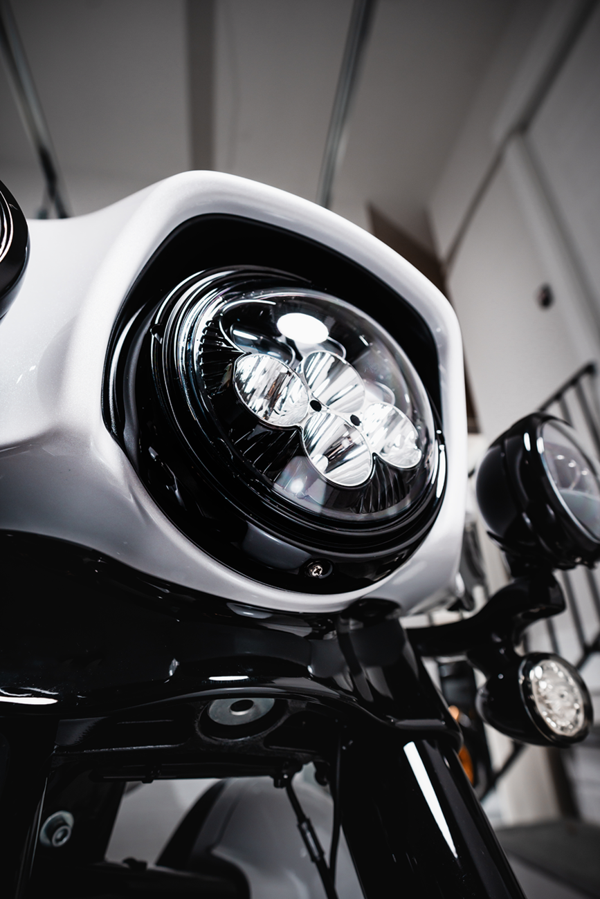 Shark Demon® 7” Round LED Headlight with Color Changing Backlight - Headlight - Shark Demon® - LED - Color Changing [2001-2925] - Image 7