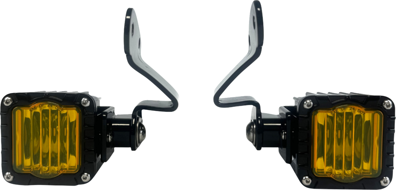 Shark Demon® LED Front Turn Signals - Front Turn Signals - Shark Demo® - LED - Yellow [2040-3442]