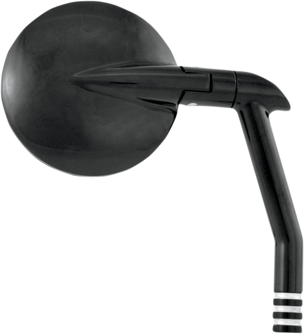 Vision Series Mirror - Mirror - Vision - Side View - Round - Black/Contrast Cut - Left/Right [0640-0733]