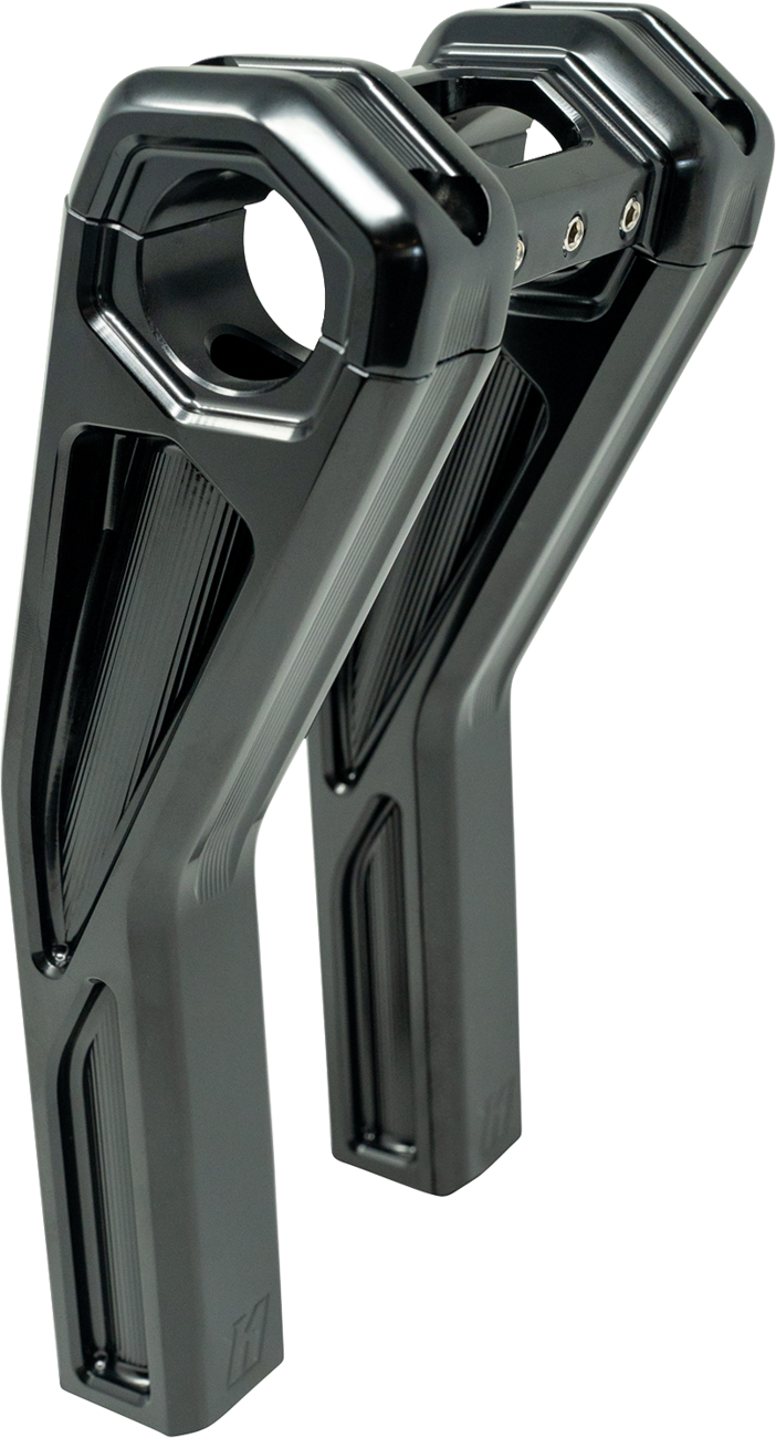 Ascent Pro Risers - Pullback - 8" - Gloss Black [0602-1572] - Image 2