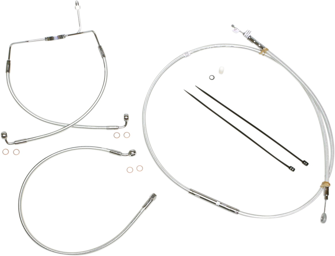 Sterling Chromite II® Designer Handlebar Installation Kit - 10" - '08-'13 Touring [0662-0468]