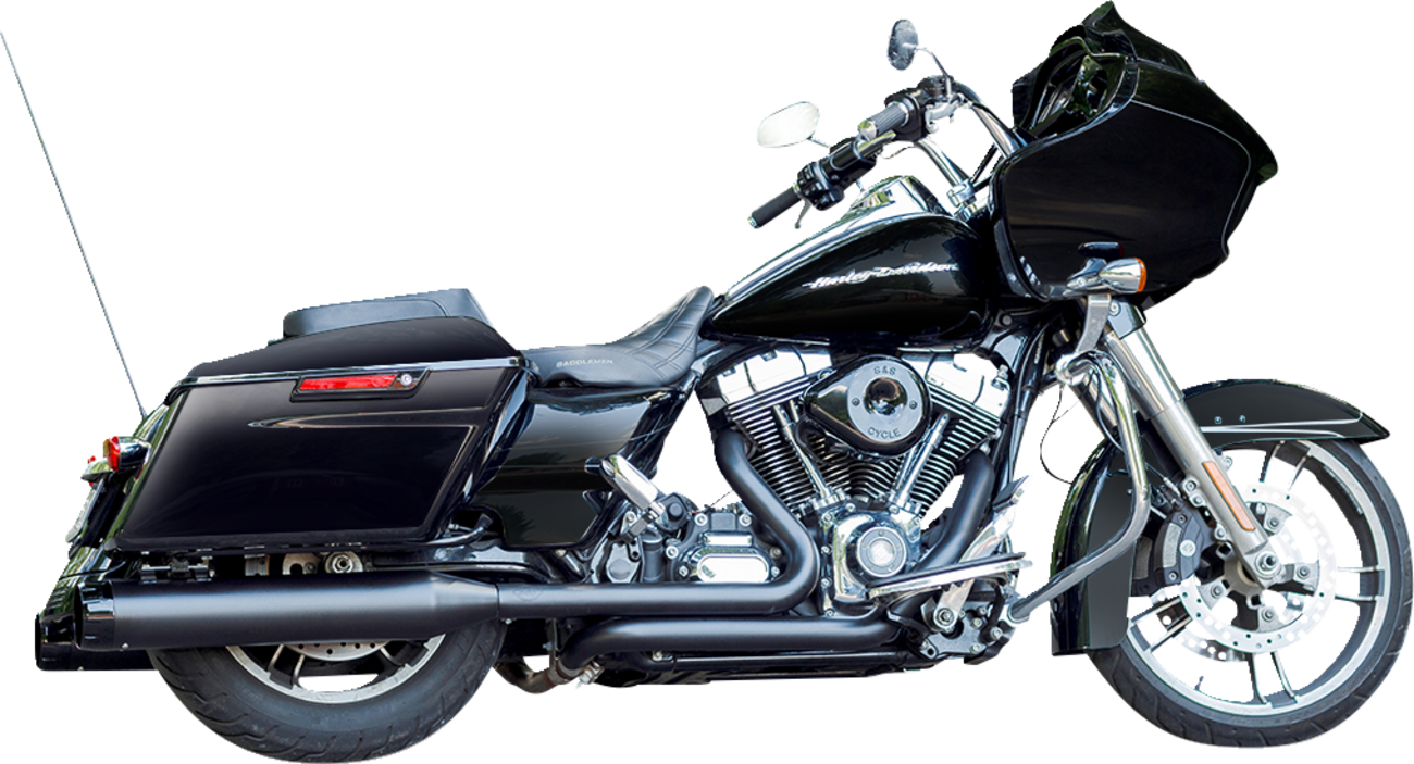4-1/2" MK45 Performance Mufflers - Black with Black Thruster [1801-0849] - Image 2