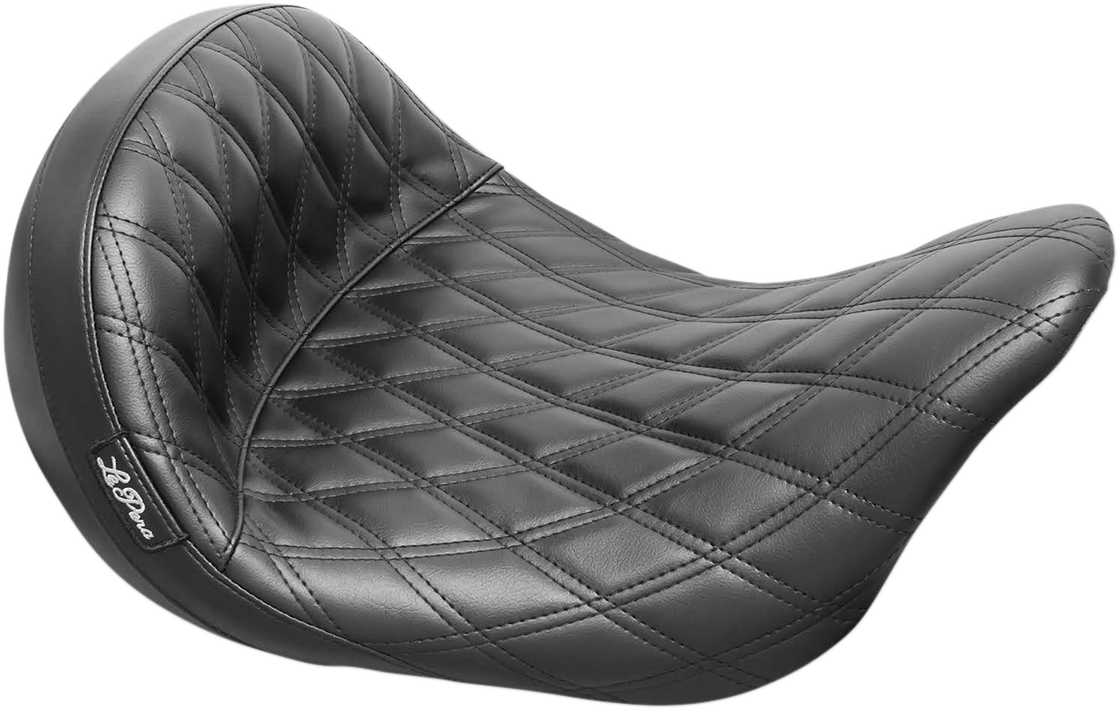 Monterey Sport Solo Seat - Double Diamond - Black - FL '08-'22 [0801-1211]