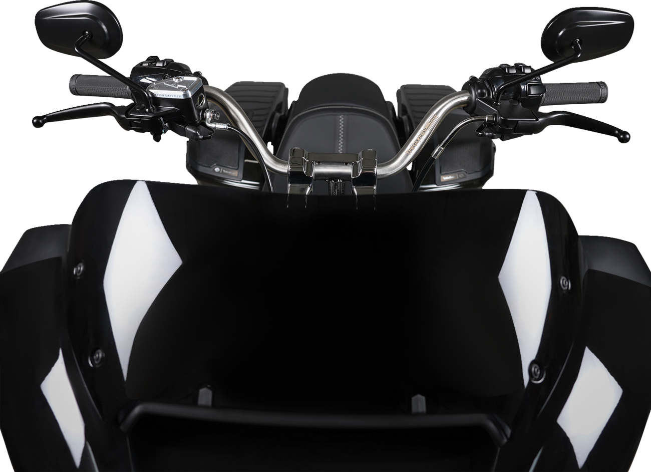1" Handlebar - High Bend - Stainless Steel [0601-6653] - Image 4