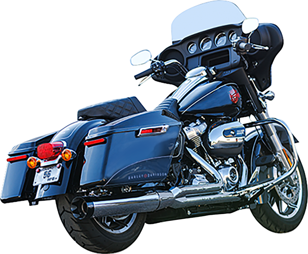 2-into-1 Sidewinder Exhaust System - 50-State - Chrome - M8 Touring [1800-2731]