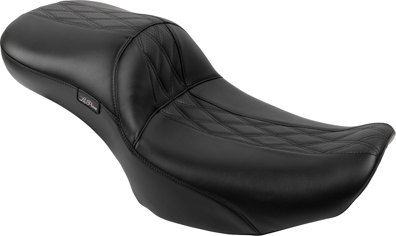 Maverick Daddy Long Legs Seat - Without Backrest - Diamond Stitch - HR2 Inlay - FLH/FLT '23-'25 [0801-1877]