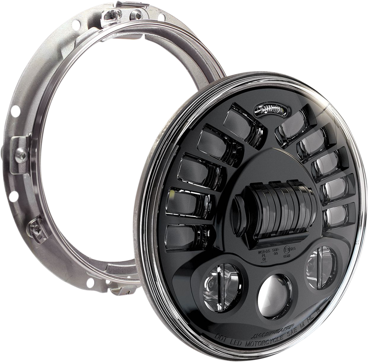 ProBEAM® Adaptive Headlamp - Adaptive Headlight with Mount - 7" - Black [2001-2411]