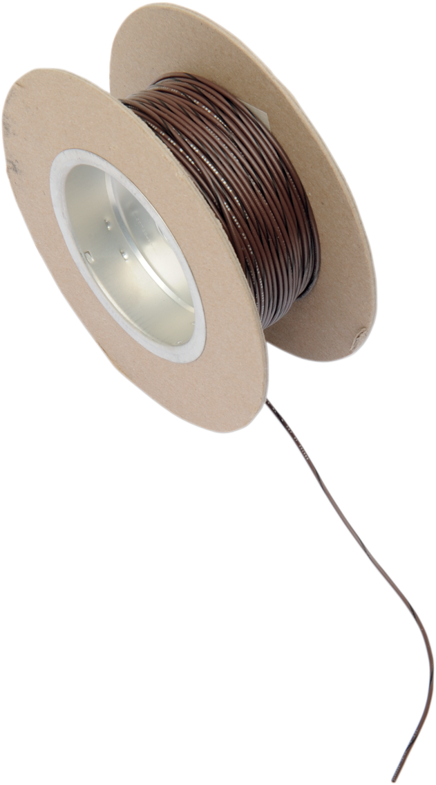 OEM Color Wire Spool - 100' Wire Spool - 18 Gauge - Brown/Black [2120-0511]