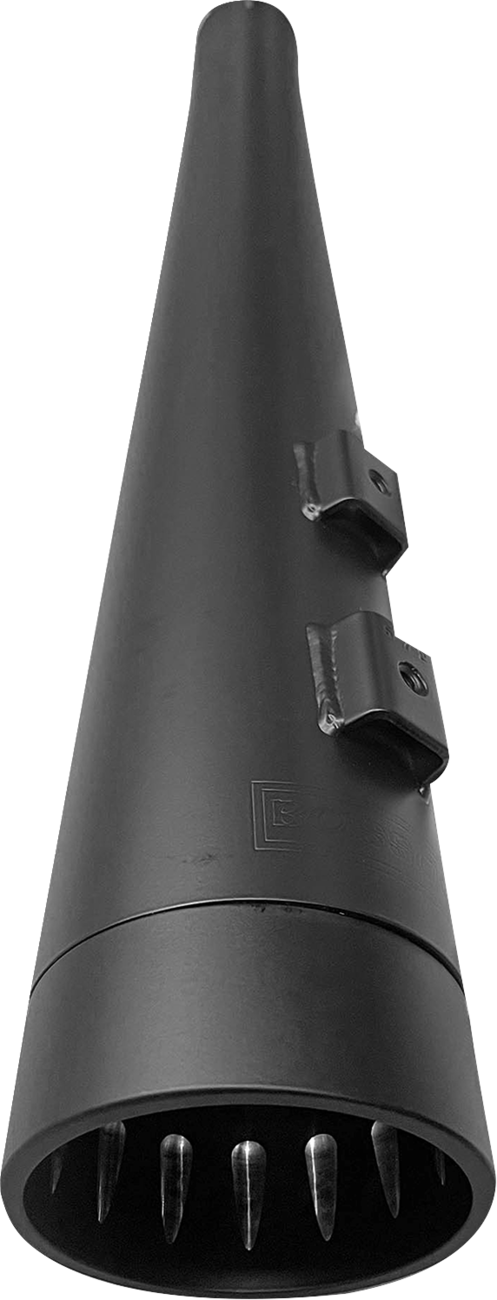 DNT Megaphone Slip-On Mufflers - DNT Megaphone Muffler - Black/Black [1801-1086] - Image 2