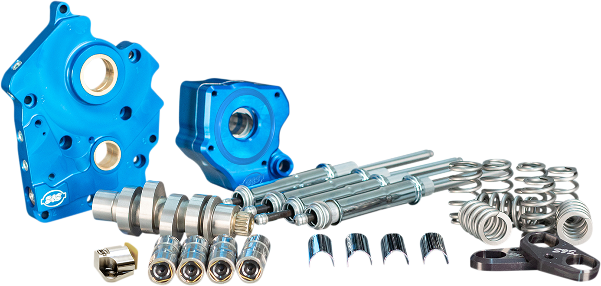 Cam Chest Kit for M8 - Cam Chest Kit with Plate - Chain Drive - Water Cooled - 540 Cam - Chrome Pushrods - M8 [0925-1364] - Image 2