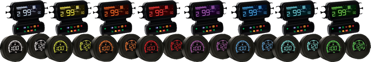 D2 Gauge Kit - Complete D2 Gauge Kit - LCD - HD Touring/Trike [2210-0697] - Image 3