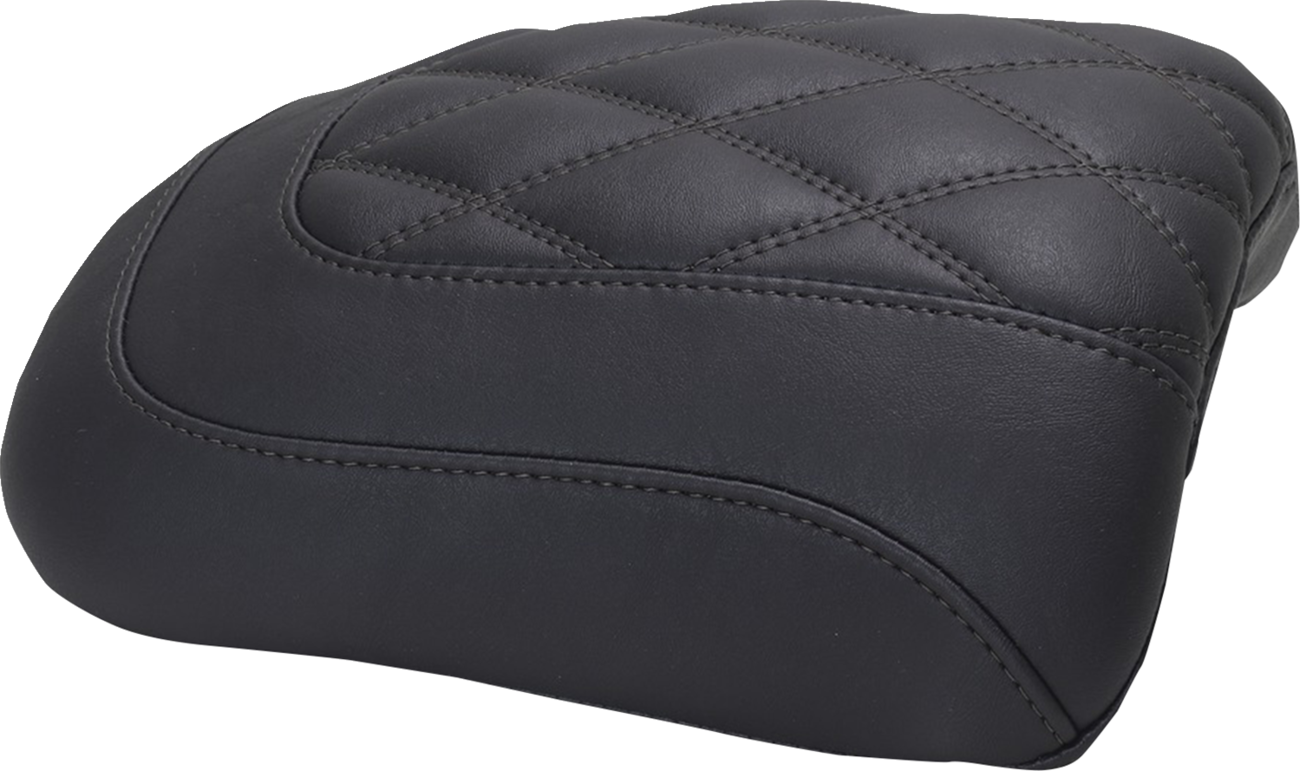 Padded Passenger Seat Cowl - Double Diamond - Black Stitch - FLT/FLH '23-'25 [0801-2109]