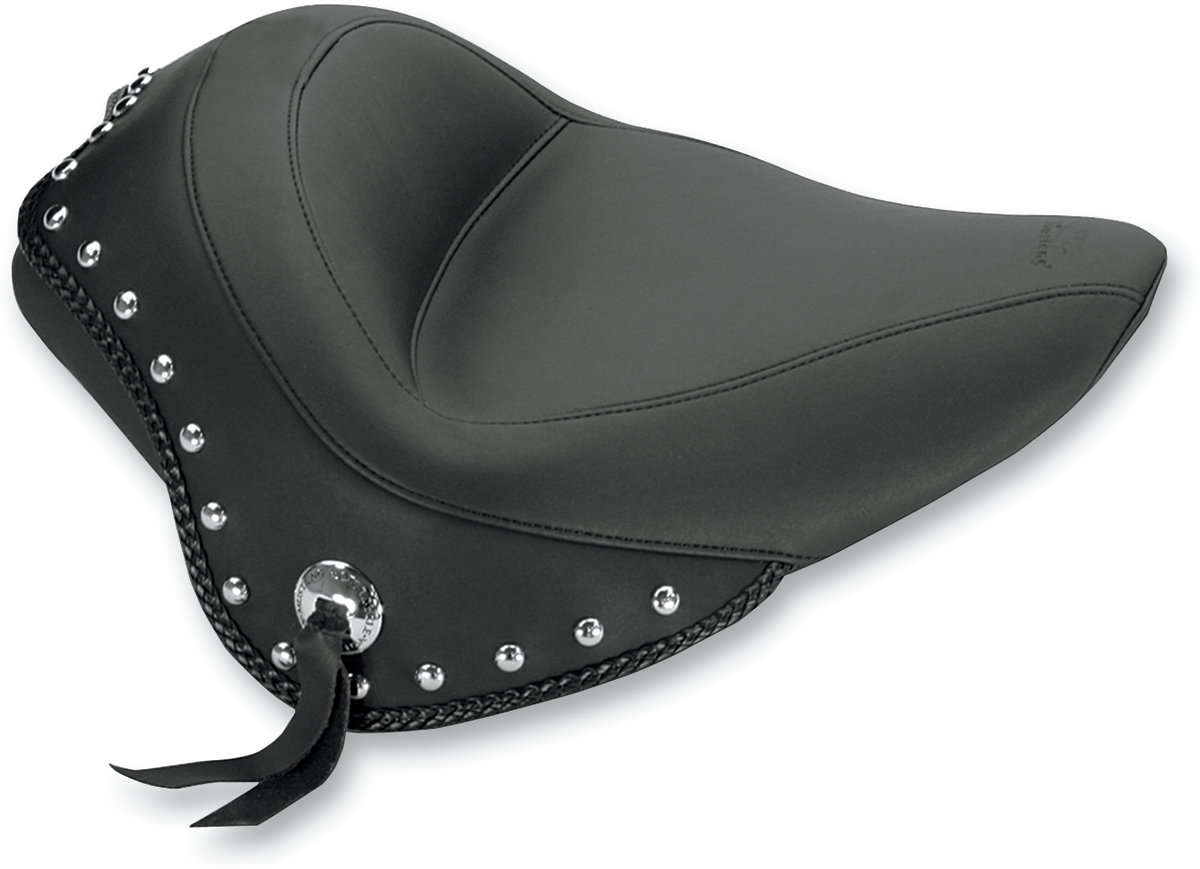 Wide Vintage Solo Seat - Touring Studded Solo Seat - FXS [0802-0759]
