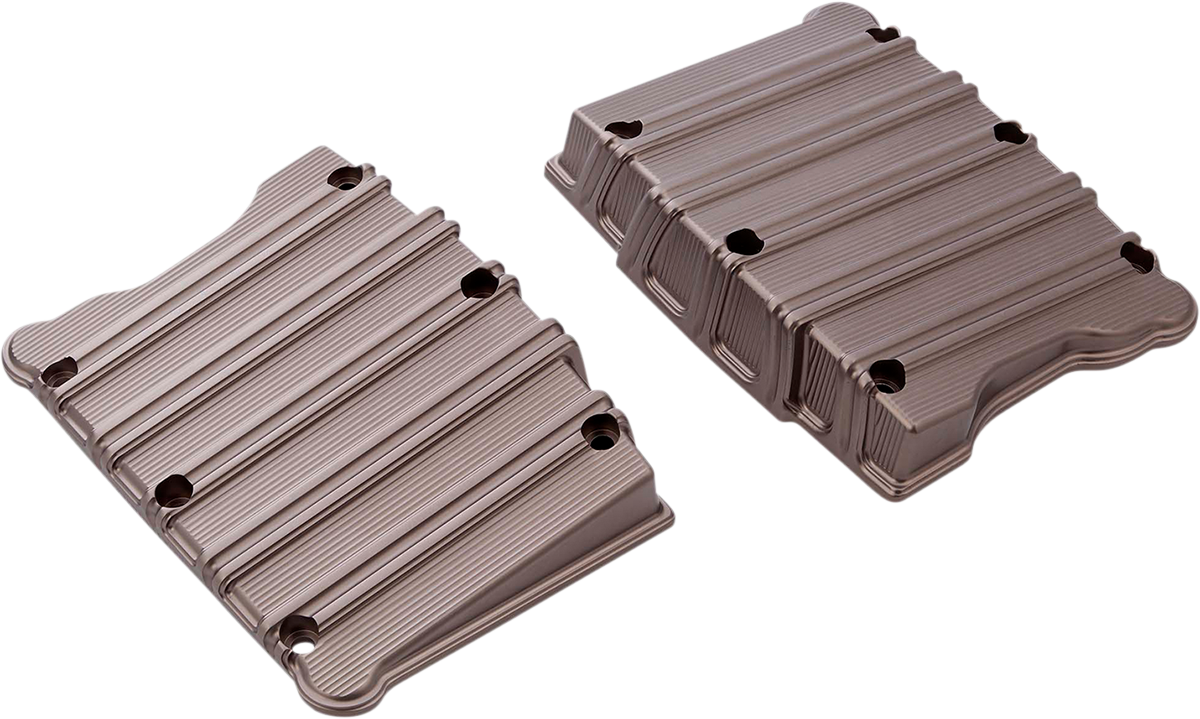 10 Gauge Rocker Box Top Covers - Rocker Box Covers - 10 Gauge - Titanium [0940-1910]