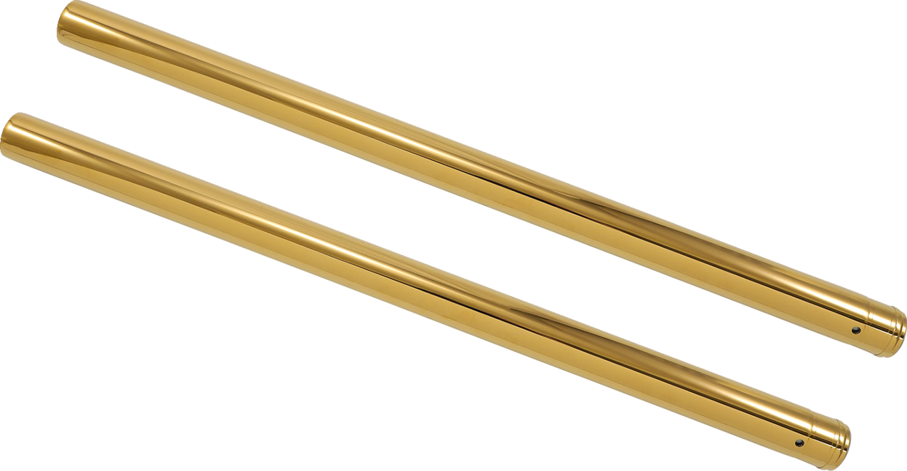 Gold Fork Tubes - Fork Tubes - 39 mm - 26.25" - Gold [0404-0335] - Image 2