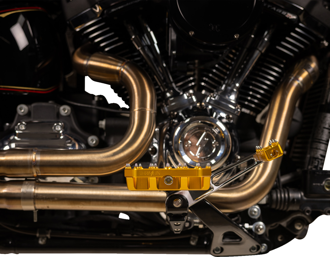 Mini Aggressor Floorboards - Gold - Rear [1621-1229] - Image 2