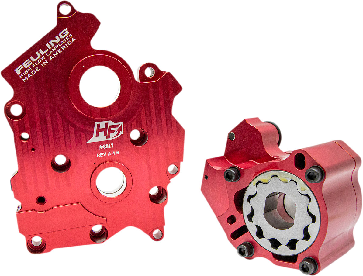 Race Series Oil Pump/Camplate Kit - Race Series Oil Pump with Plate - Oil Cooled Motors - '17-'24 M8 [0925-1256]