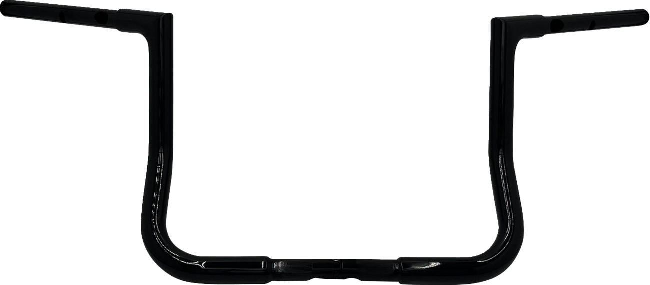 1-1/4" EZ Install Flat Top Handlebar - 12" - Black [0601-6336]