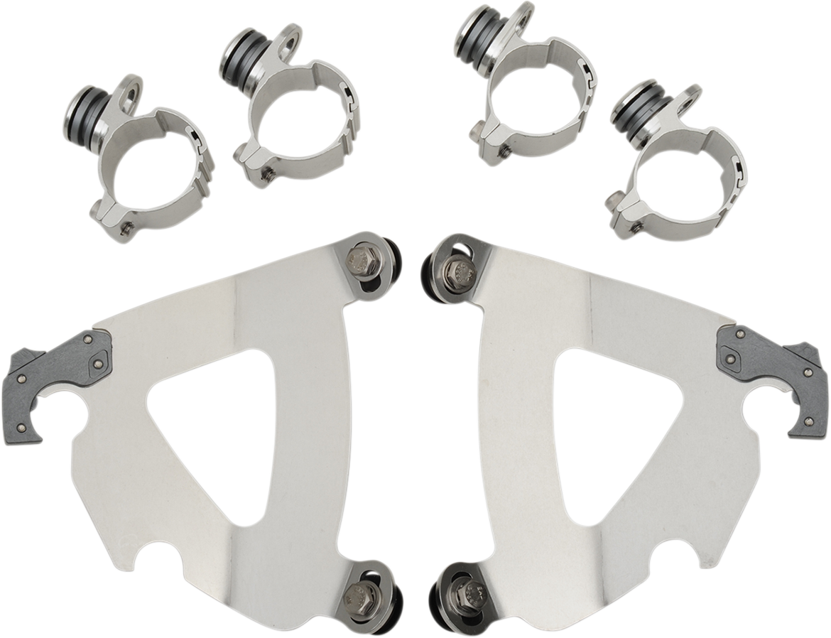 Road Warrior Trigger-Lock Mount Kit - Road Warrior Mounting Kit - Polished - FXD [2320-0200]