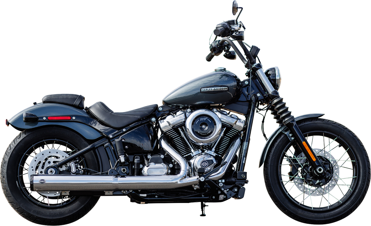 Grand National Slip-On Muffler - 50 State - 4" Chrome - M8 Softail [1801-1846]