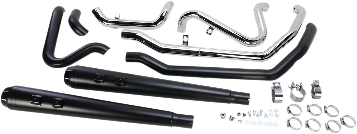 True-Dual Down Under System - Down Under Exhaust - Black - Megaphone [1800-1899] - Image 4