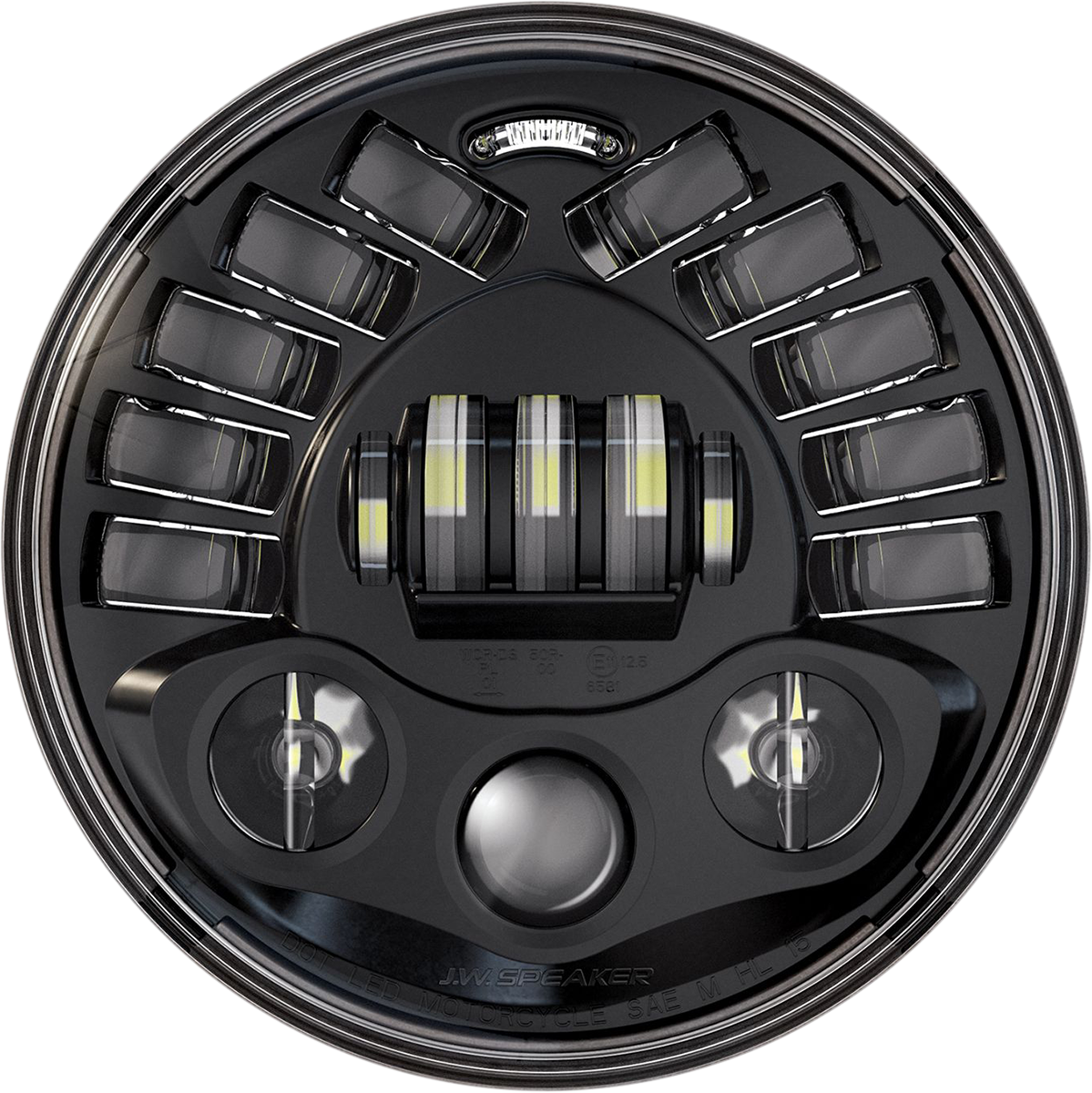 ProBEAM® Adaptive Headlamp - Adaptive Headlight with Adapter - 7" - Black [2001-2413]