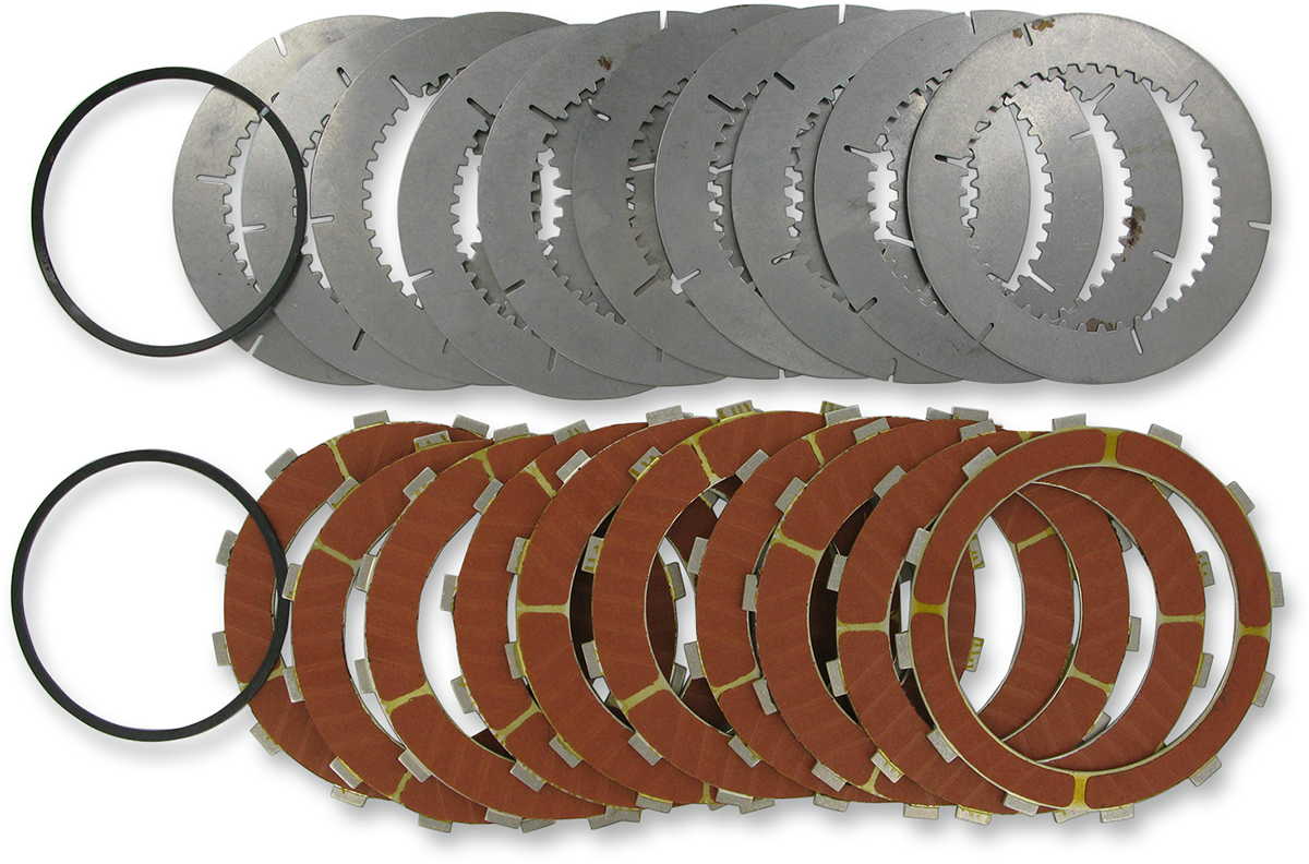 Clutch Plate Set for Scorpion Clutch - Scorpion Clutch Plates - Twin Cam [1131-0162]